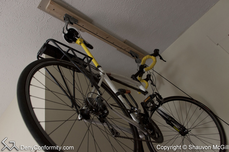 Installing A Ceiling Hoist Bike Rack Denyconformity Com